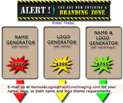 Faultline Imaging logo brand names pricing ad.